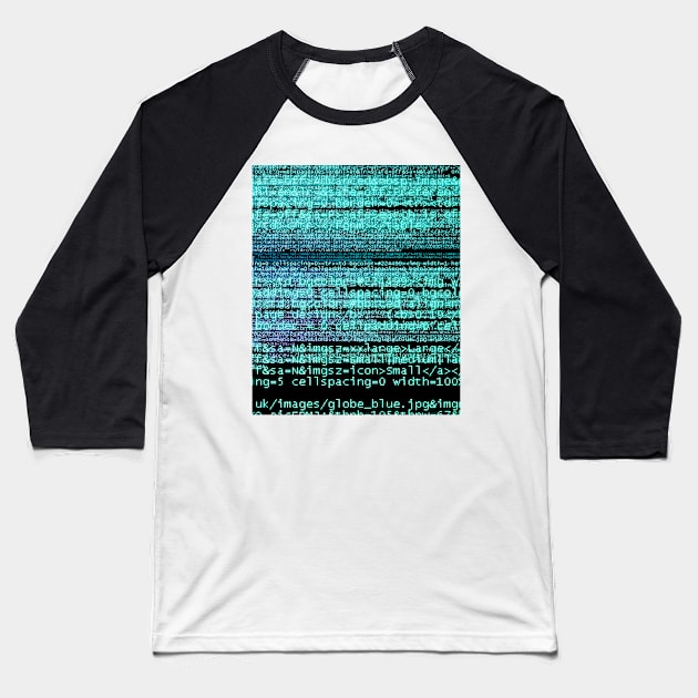 Internet computer code (T465/0299) Baseball T-Shirt by SciencePhoto